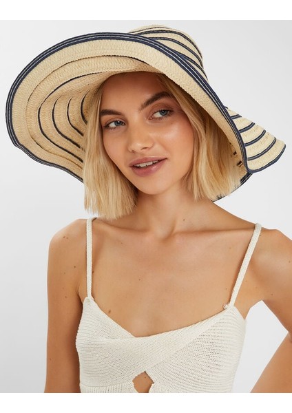 Çizgili Hasır Şapka modelleri