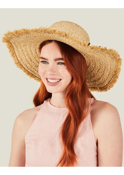 Raw Edge Floppy Hat Tan modelleri