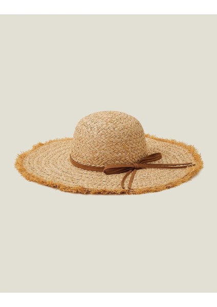Raw Edge Floppy Hat Tan fırsatları