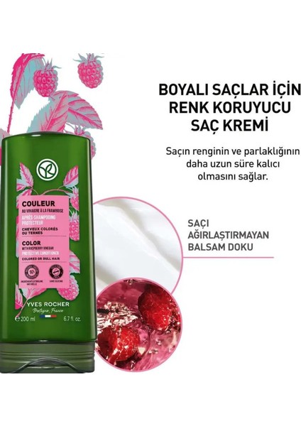 Renk Koruyucu Saç Kremi - Boyalı Saçlar / Couleur Frambuaz Sirkesi ve Aynısefa 200 ml fiyatları