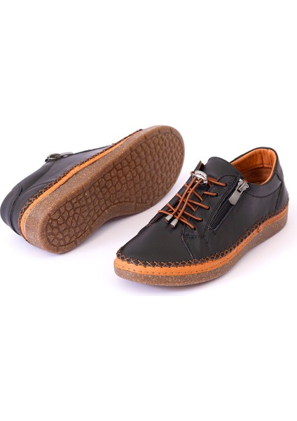 Deri Kadın Sneaker Ayakkabı 25KHMS8207V1 modelleri