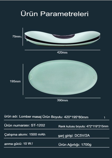 Termal Terapi Fonksiyon Derin Doku Ağrısı Giderici Sırt Masaj Aleti Titreşimli Bel Traksiyon Cihazı fiyatları