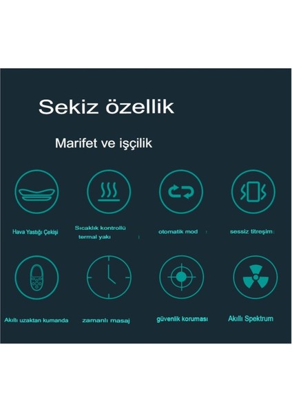 Termal Terapi Fonksiyon Derin Doku Ağrısı Giderici Sırt Masaj Aleti Titreşimli Bel Traksiyon Cihazı