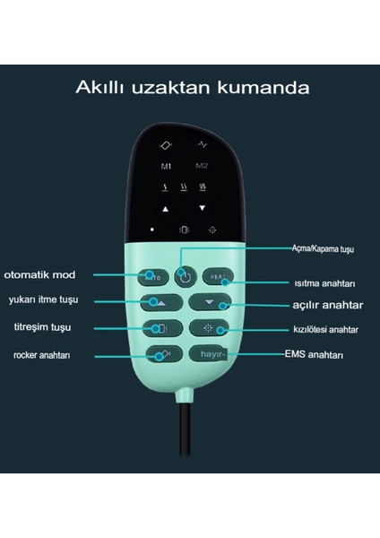 Termal Terapi Fonksiyon Derin Doku Ağrısı Giderici Sırt Masaj Aleti Titreşimli Bel Traksiyon Cihazı