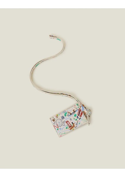 London Map Lanyard Pastel Multi indirimleri