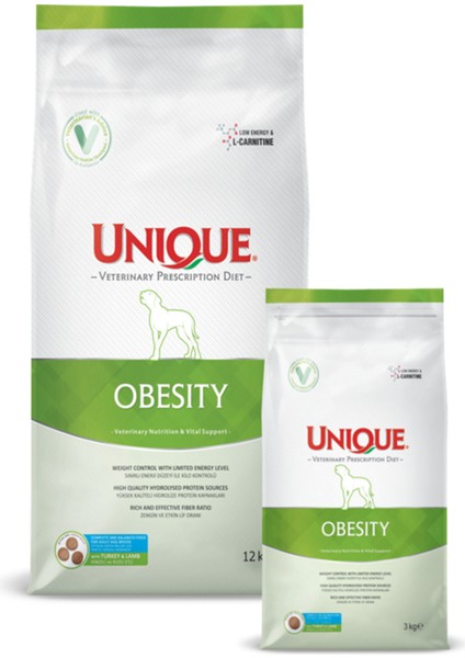 Unique Obezity Köpek Maması 12 kg