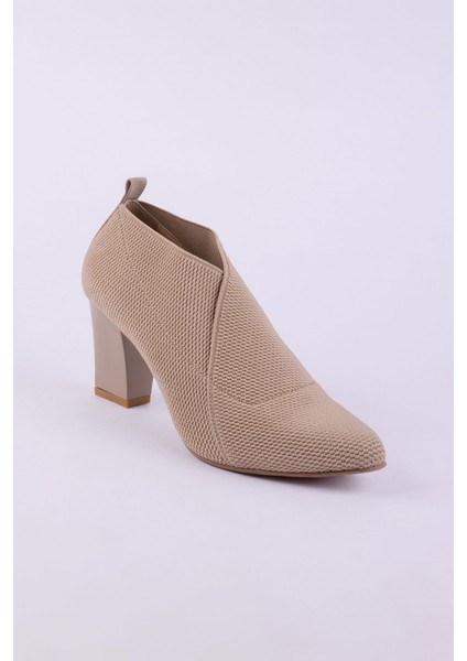 Hakiki Deri ve Likralı Topuklu Kadın Ayakkabısı 25MHT967 fiyatları