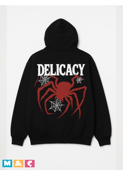 Kapşonlu Hodie Oversize Şardonlu Kalın Unisex Sewatshirt