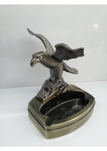 Kartal Figürlü Metal Çakmaklı Masa Kül Tablası modelleri