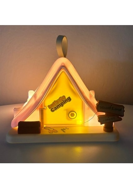 LED Işıklı Çadır Ev Tasarımlı Kumbara – Dekoratif Tasarruf Kutusu fiyatları