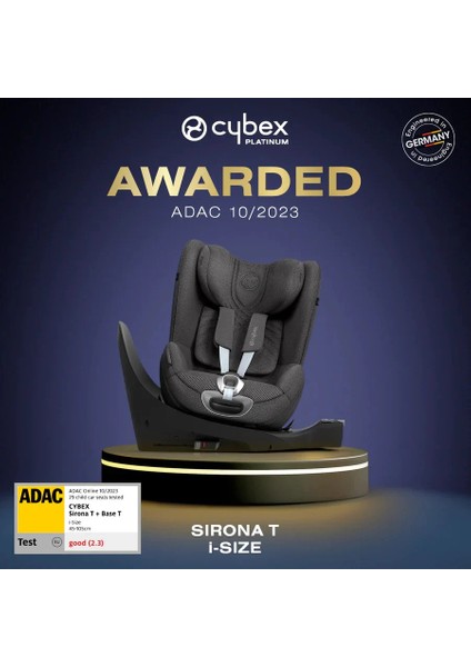 Sirona T isize (360 derece dönen Adac'lı isofix oto koltuğu 0-18 kg) fiyatları
