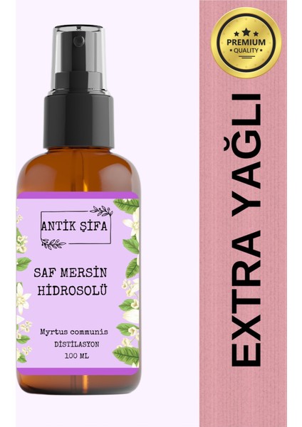 %100 Saf Mersin Suyu - Mersin Hidrosolü 100 ml