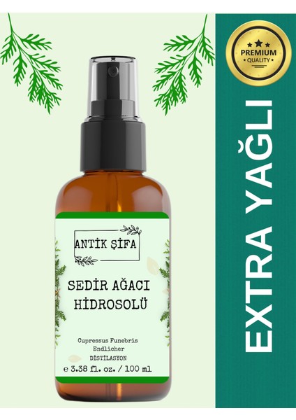 %100 Saf Sedir Ağacı Suyu - (100 ml Hidrosolu)