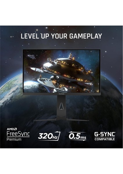 XG275D1-4K 27" 0.5 Ms 4K 160 Hz - Full Hd 320 Hz Pivot IPS Oyuncu Monitörü modelleri
