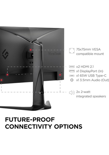 XG275D1-4K 27" 0.5 Ms 4K 160 Hz - Full Hd 320 Hz Pivot IPS Oyuncu Monitörü