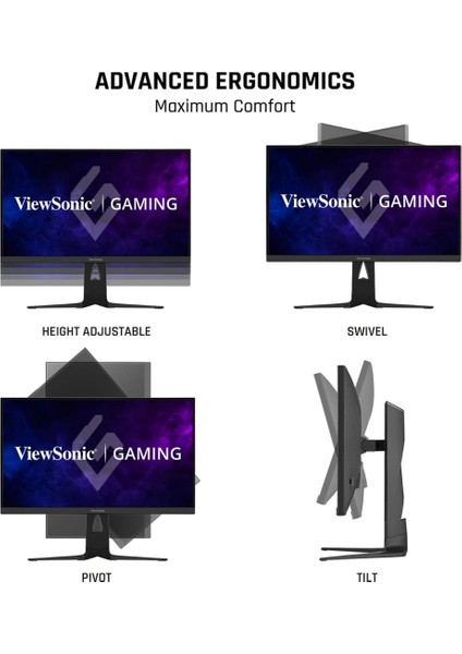 XG275D1-4K 27" 0.5 Ms 4K 160 Hz - Full Hd 320 Hz Pivot IPS Oyuncu Monitörü
