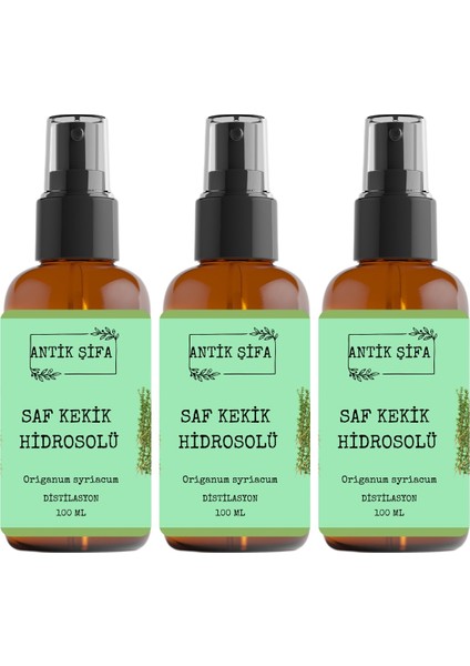 Saf Kekik Hidrosolü 300 ml - (3 x 100ML Kekik Suyu)