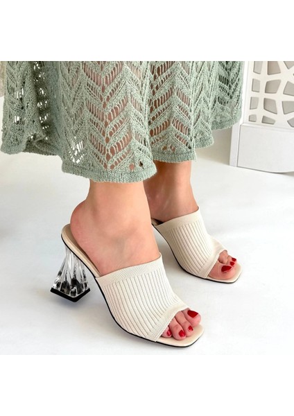 Evra Ten Triko Topuklu Terlik fırsatları