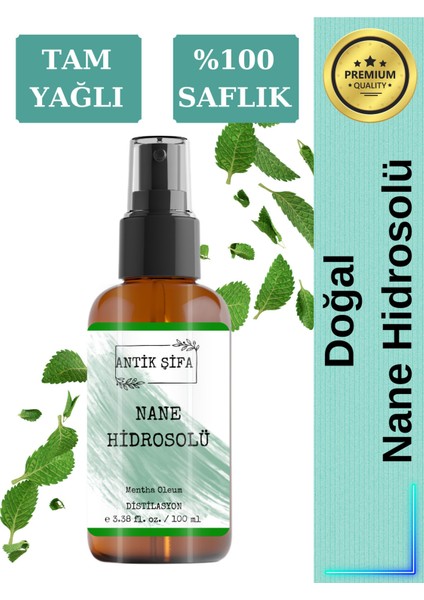 Saf Nane Hidrosolü 100 ml - (Nane Suyu)
