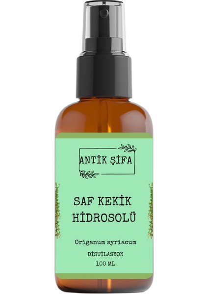 Saf Kekik Hidrosolü 100 ml - (Kekik Suyu)