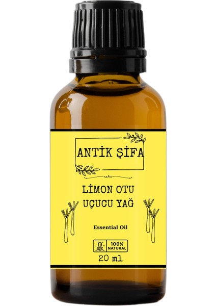 %100 Saf Limon Otu Uçucu Yağı 20 ml