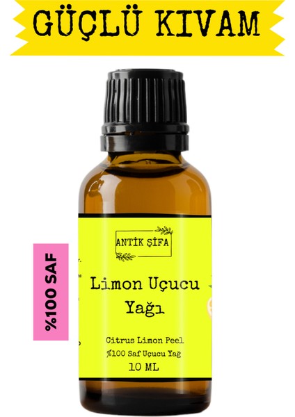 Limon Yağı (10 Ml)- %100 Seyreltilmemiş, Doğal Uçucu Yağı