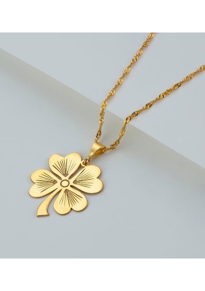 4 Yapraklı Yonca Kolye modelleri