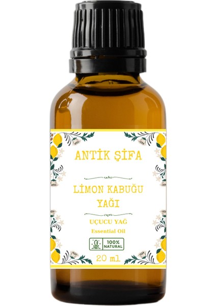 %100 Saf Limon Kabuğu Yağı 20 ml