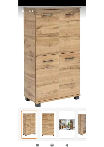 Atlantik Çam 4 Kapak, Kiler, Saklama Dolabı, modelleri