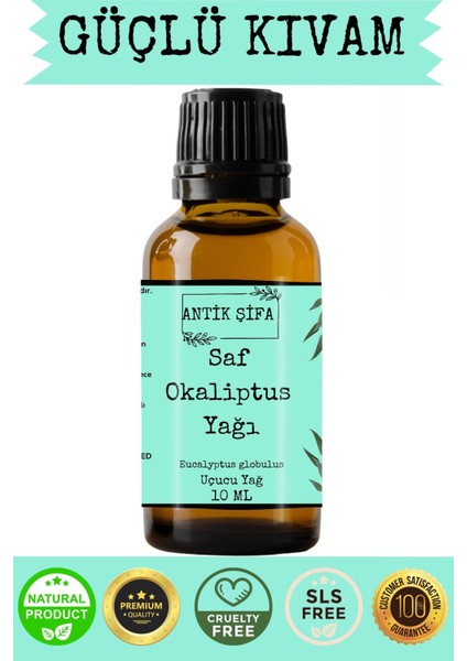%100 Saf Okaliptus Uçucu Yağı - 10 ml (Seyreltilmemiş) fiyatları