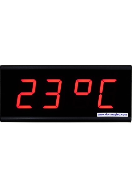 Dijital LED Saat Termometre 76MM fiyatları