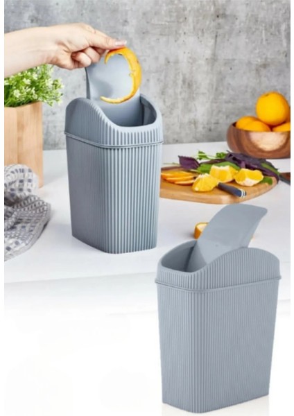 Mini Tezgah Üstü Çöp Kutusu, Mutfak ve Tuvalet Için Şık ve Kullanışlı LV-320 fiyatları
