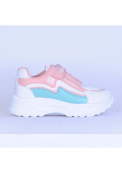 Moda Ayakkabı 5020 Byz-Pudra Kız Çocuk Spor Ayakkabı