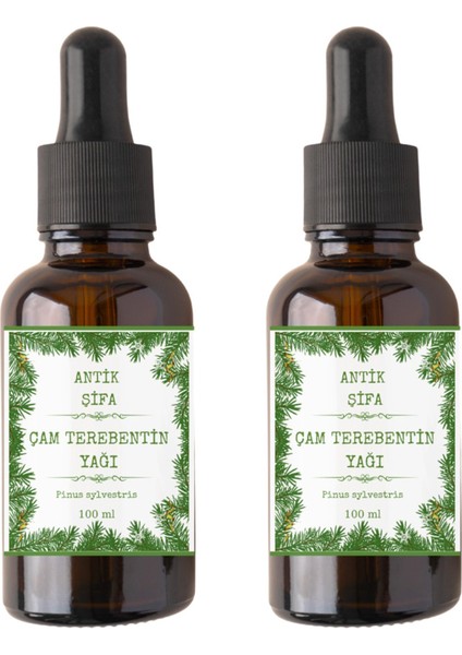 Saf Çam Terebentin Yağı (2x 100 Ml)