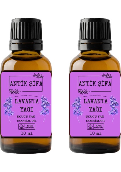 Lavanta Yağı (2 x 10 Ml)- %100 Seyreltilmemiş, Doğal Lavanta Uçucu Yağı