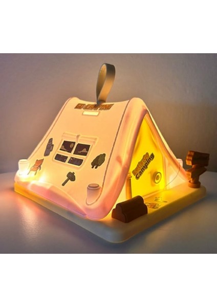 LED Işıklı Çadır Ev Tasarımlı Kumbara – Dekoratif Tasarruf Kutusu fırsatları