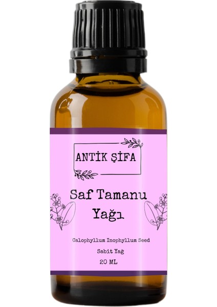 %100 Saf Tamanu Yağı - 20 ml (Cold Press)