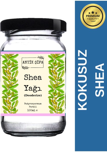 Kokusuz Shea Yağı 100ML - Rafine Edilmiş Kokusu Alınmış Deoderize Karite Butter