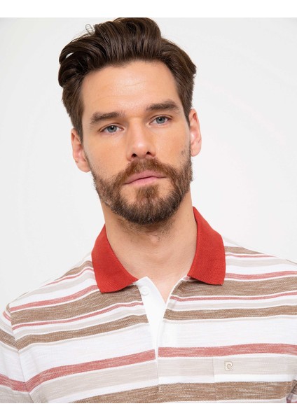 Erkek Kiremit Regular Fit Polo Yaka Tişört 50206204-VR031