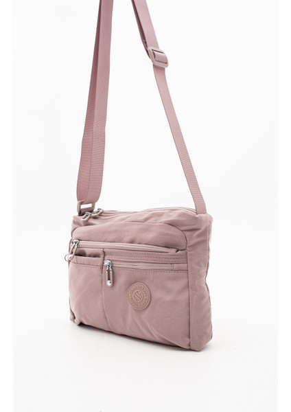 Çok Cepli Çapraz Askılı Kadın Omuz Çantası Orta Boy Günlük HV4006 Açık Mor fiyatları