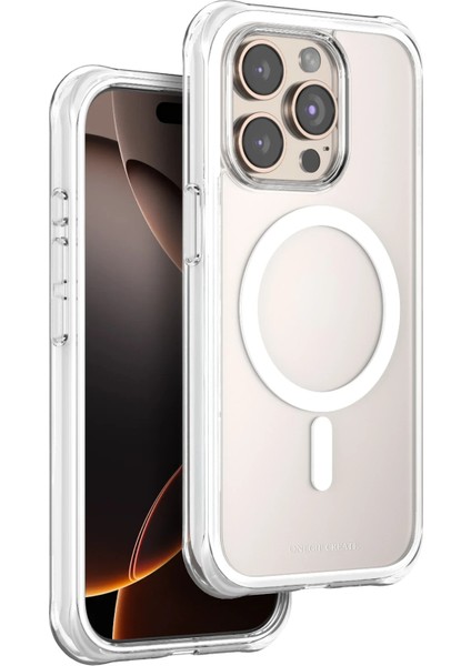 Sepetim Onegif Apple Iphone 15 Pro Max Hulk Magsafe Kapak - Beyaz