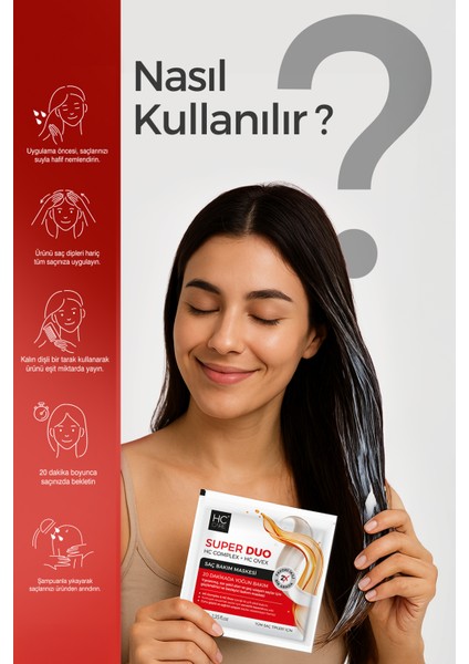 Hc Super Duo Saç Bakım Maskesi - 40 Ml. indirimleri