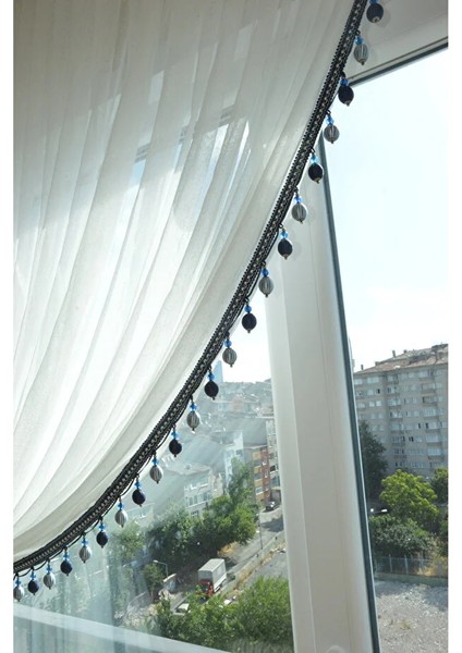 Kruvaze Perde Tul Sık Pile 1x3 Boncuklu Mekanikli Grek Kumaş modelleri