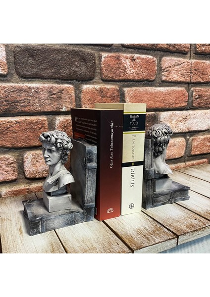Davud Büst Antik Kitap Tutucu