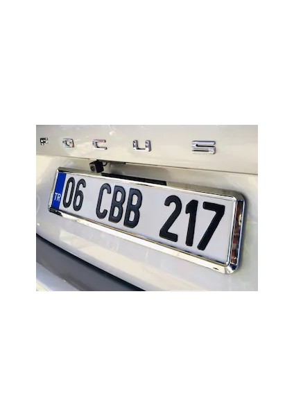 Araba Plakalık Sac Metal Krom Nikelaj Plaka Altlığı Paslanmaz 1 Takım 2 Adet +Hediyeli