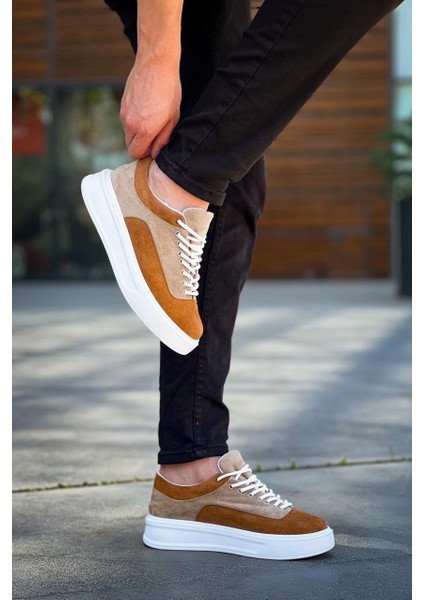 KB-005 Kuback Vizon Taba Süet Bağcıklı Günlük Erkek Ayakkabı indirimleri