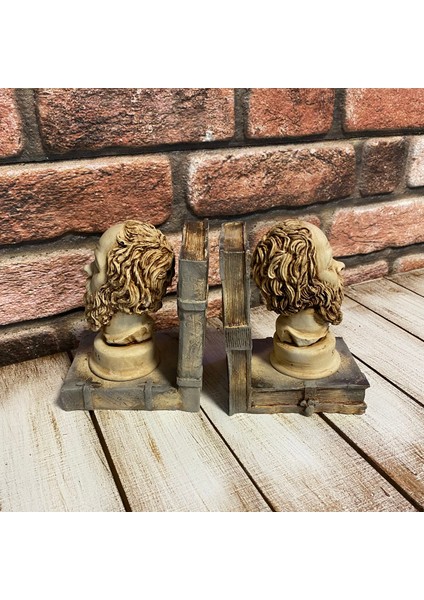 Socrates Büst Antik Kitap Tutucu fiyatları