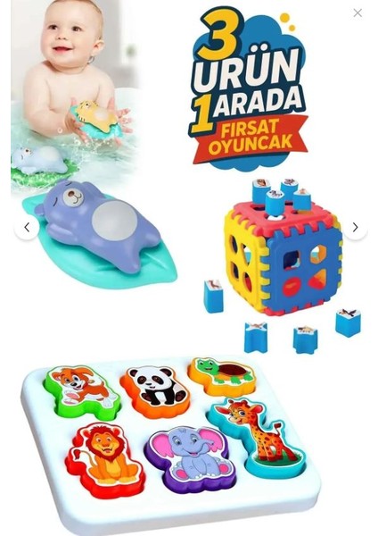 Bebek Banyo Oyuncak Ayı Banyo Oyuncakları Küvet Oyuncağı Neşeli Set