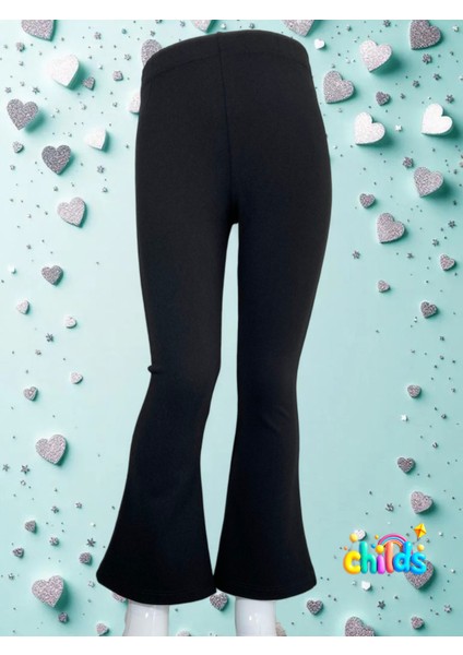 Ispanyol Paça Krep Kız Çocuk Tayt Pantolon fiyatları