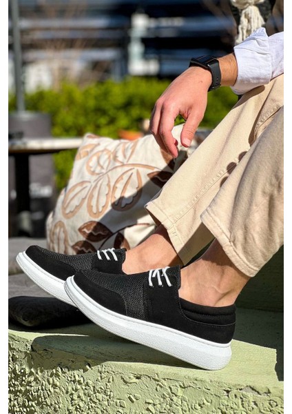 KB-042 Kuback Bağcıklı Siyah Deri Tozu Beyaz Taban Günlük Erkek Ayakkabı fiyatları